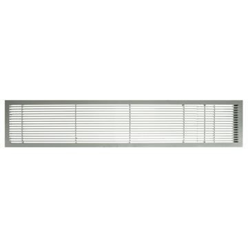 Architectural Grille Brush Satin Bar Grille with Door - No Deflectionimage