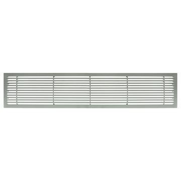 Architectural Grille Brushed Satin Aluminum Bar Grille - 45 Deflectionimage