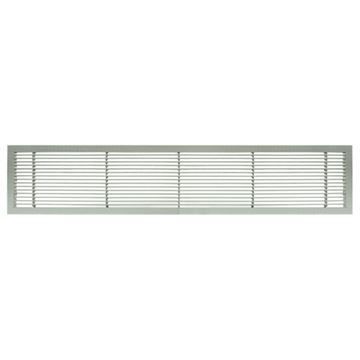 Architectural Grille Brushed Satin Aluminum Bar Grille - No Deflectionimage