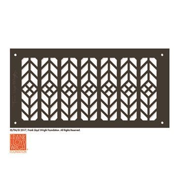 Architectural Grille Frank Lloyd Wright Floral Grilleimage