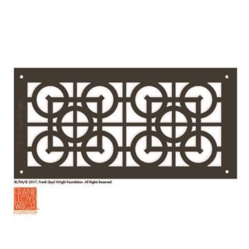 Architectural Grille Frank Lloyd Wright Luxfer Lattice Major Grilleimage