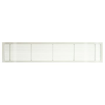 Architectural Grille White Gloss Bar Grille & Door - No Deflectionimage