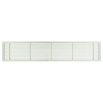 Architectural Grille White Matte Bar Grille - 45 Deflectionimage