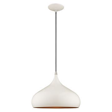 Livex Lighting 13 3/4 Inch Metal Shade Mini Pendantimage