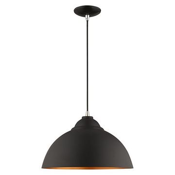 Livex Lighting 15 1/2 Inch Dome Metal Shade Mini Pendantimage