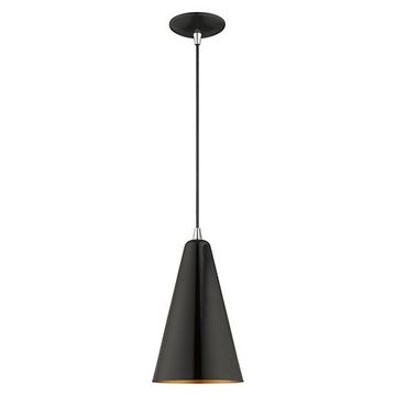Livex Lighting 7 3/8 Inch Cone Metal Shade Mini Pendantimage