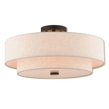 Livex Lighting Claremont 18 Inch Ceiling Mount Lightimage