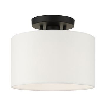 Livex Lighting Meridian 10 Inch Semi Flush Lightimage