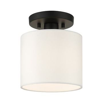 Livex Lighting Meridian 7 Inch Semi Flush Lightimage
