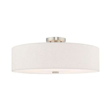 Livex Lighting Meridian Oatmeal Ceiling Lightimage