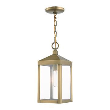 Livex Lighting Nyack 14 1/2 Inch Outdoor Pendant Lanternimage