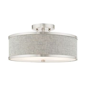 Livex Lighting Park Ridge 15 Inch Semi Flush Lightimage