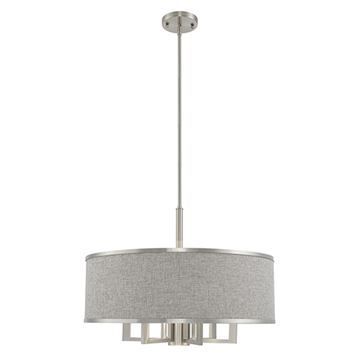Livex Lighting Park Ridge Gray 24 Inch Pendant Chandelierimage