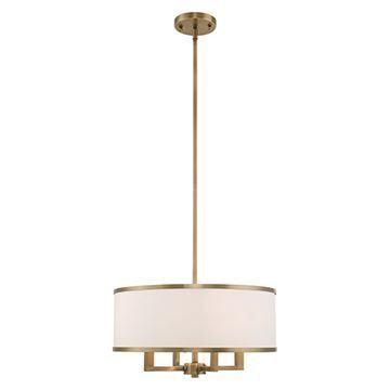 Livex Lighting Park Ridge Off White 24 Inch 4-Light Pendant Chandelierimage
