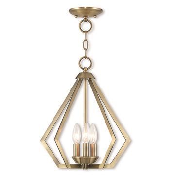 Livex Lighting Prism 14 Inch Mini Chandelier/Ceiling Lightimage