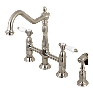 Restorers Bel-Air KS127XBPLBS-P Bridge Kitchen Faucetimage