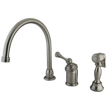 Restorers Buckingham KB381XBLBS-P Widespread Kitchen Faucetimage