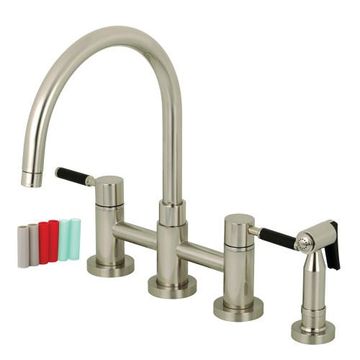 Restorers Concord KS827XDKLBS-P Bridge Kitchen Faucetimage