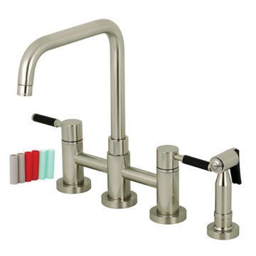 Restorers Concord KS828XDKLBS-P Bridge Kitchen Faucetimage