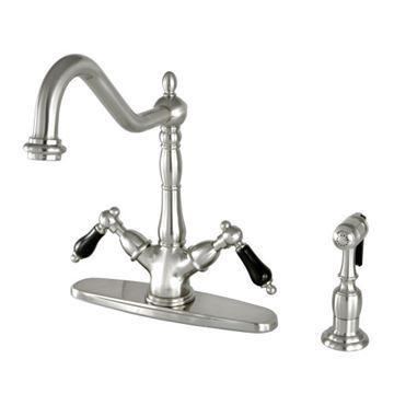 Restorers Duchess KS123XPKLBS-P Two Handle Single Hole Kitchen Faucetimage