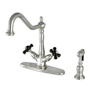 Restorers Duchess KS123XPKXBS-P Two Handle Single Hole Kitchen Faucetimage