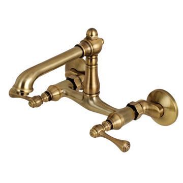 Restorers English Country KS722XBL-P Wall Mount Kitchen Faucetimage