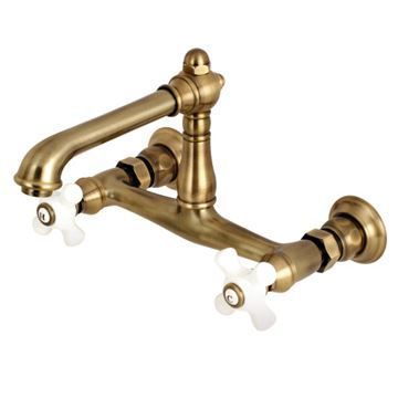 Restorers English Country KS724XPX-P Wall Mount Bathroom Faucetimage