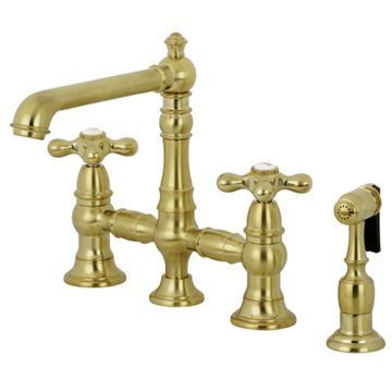 Restorers English Country KS727XAXBS-P Bridge Kitchen Faucetimage
