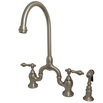 Restorers English Country KS779XALBS-P Bridge Kitchen Faucetimage