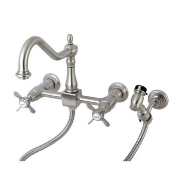 Restorers Essex KS124XBEXBS-P Wall Mount Kitchen Faucetimage
