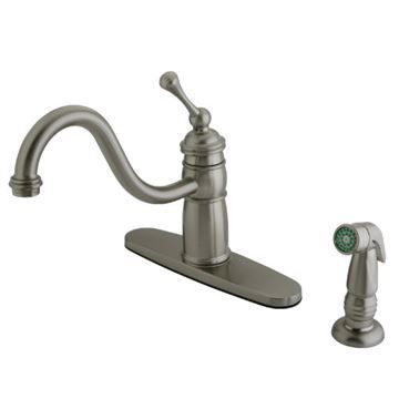 Restorers Georgian KB157XBLSP-P One Handle Kitchen Faucetimage
