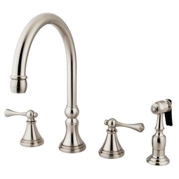 Restorers Governor KS279XBLBS-P Widespread Kitchen Faucetimage