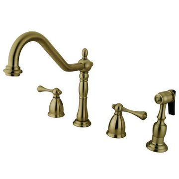 Restorers Heritage KB179XBLBS-P Widespread Kitchen Faucetimage
