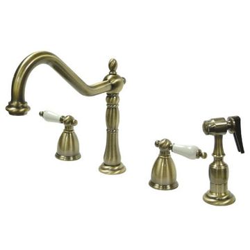 Restorers Heritage KB179XPLBS-P Widespread Kitchen Faucetimage