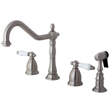 Restorers Heritage KS179XPLBS-P Widespread Kitchen Faucetimage