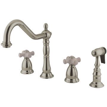 Restorers Heritage KS179XPXBS-P Widespread Kitchen Faucetimage