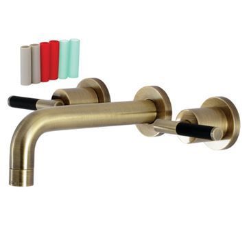 Restorers Kaiser KS812XCKL-P Wall Mount Bathroom Faucetimage