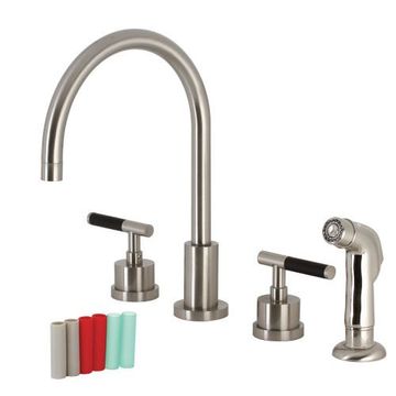 Restorers Kaiser KS872XCKL-P Widespread Kitchen Faucetimage