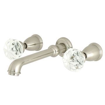 Restorers Krystal Onyx KS712XKWL-P Wall Mount Bathroom Faucetimage