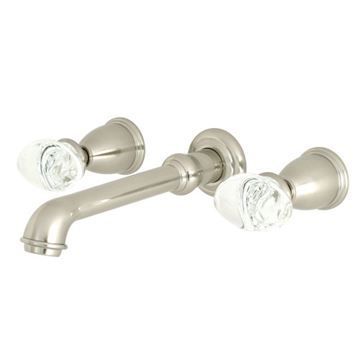 Restorers Krystal Onyx KS712XWVL-P Wall Mount Bathroom Faucetimage