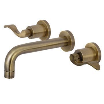 Restorers NuWave KS812XDFL-P Wall Mount Bathroom Faucetimage