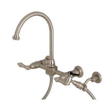 Restorers Restoration KS129XALBS-P Wall Mount Kitchen Faucetimage