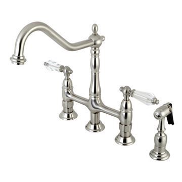 Restorers Wilshire KS127XWLLBS-P Bridge Kitchen Faucetimage