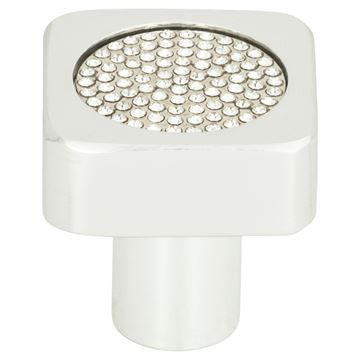 Atlas Homewares Crystal Square Inset Knobimage