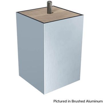 Designs of Distinction 3 x 4 1/2 Inch Metal Sleeve Square Foot & Boltimage