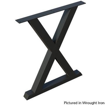 Designs of Distinction Flat Black Steel X-Baseimage