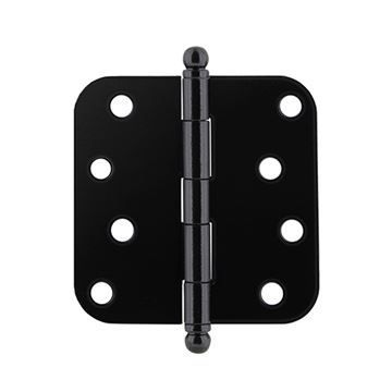 Ageless Iron 4 Inch Residential Radius Ball Tip Hingeimage