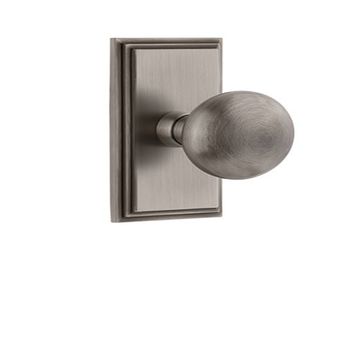 Grandeur Carre Plate Privacy with Fifth Avenue Knobimage