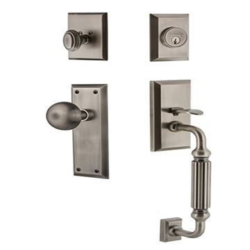 Grandeur Fifth Avenue Entry Set with F Grip - Keyed Differentlyimage