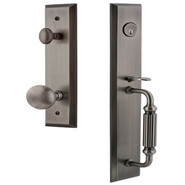 Grandeur Fifth Avenue Handleset with F Grip - Keyed Alikeimage